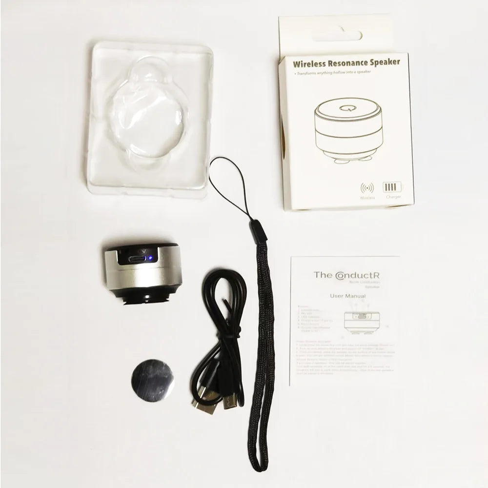Bone Conduction Speaker Vibration Stereo Audio Digital TWS Wireless Smallest Speakers Dropshipping Mini Portable Metal Speaker